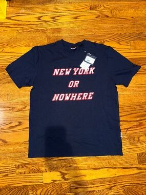 New York or Nowhere NY Rangers Men's Navy Graphic Tee